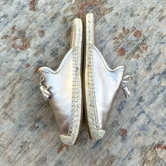 Coach EUC Flat Espadrilles Mules Sz 6.5 - Picture 4 of 7